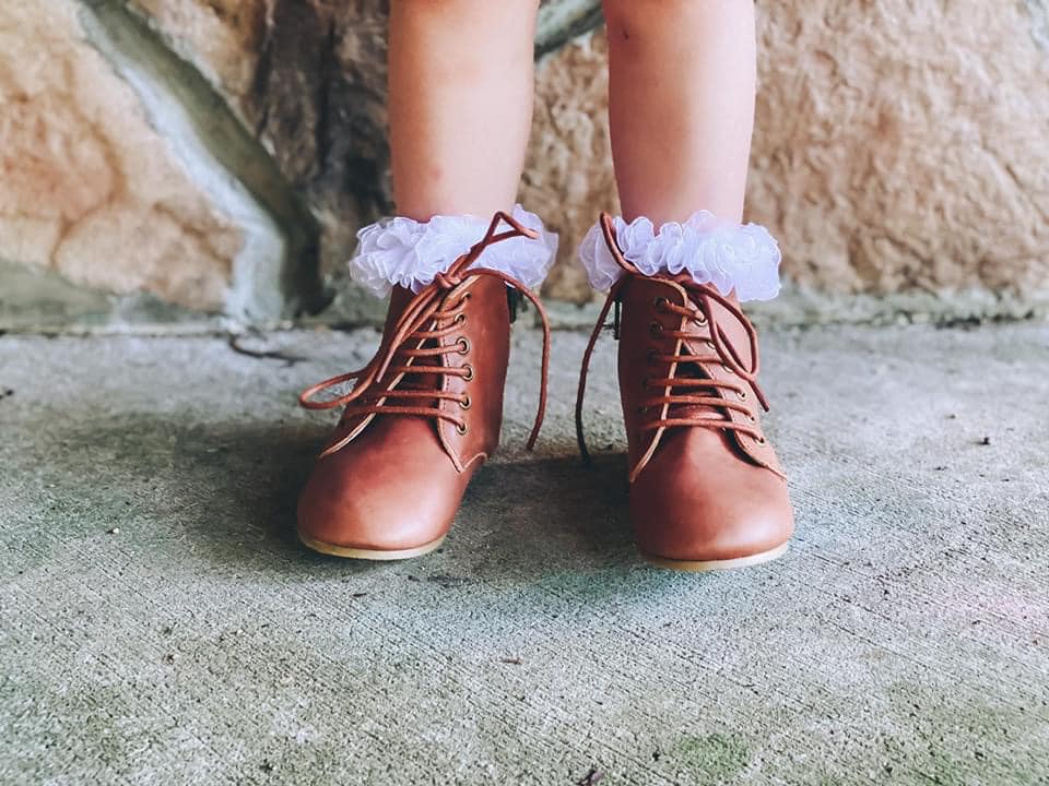 New Ready to Ship- Vintage Leather Fauna Nyx Boots. Nubuck Leather + Perfect all year!