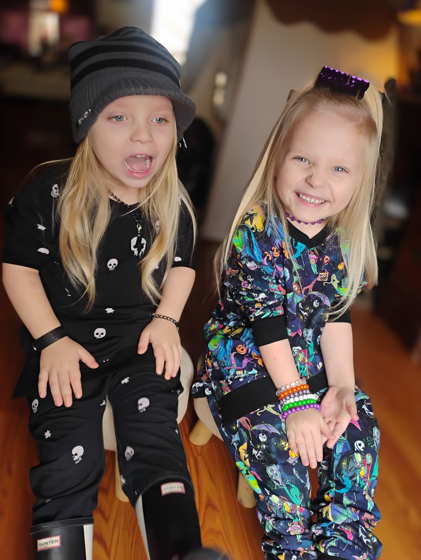 Ready to Ship-Alt Kids Mini Skull Black Joggers! Hip + Cool Kids! Back to School!