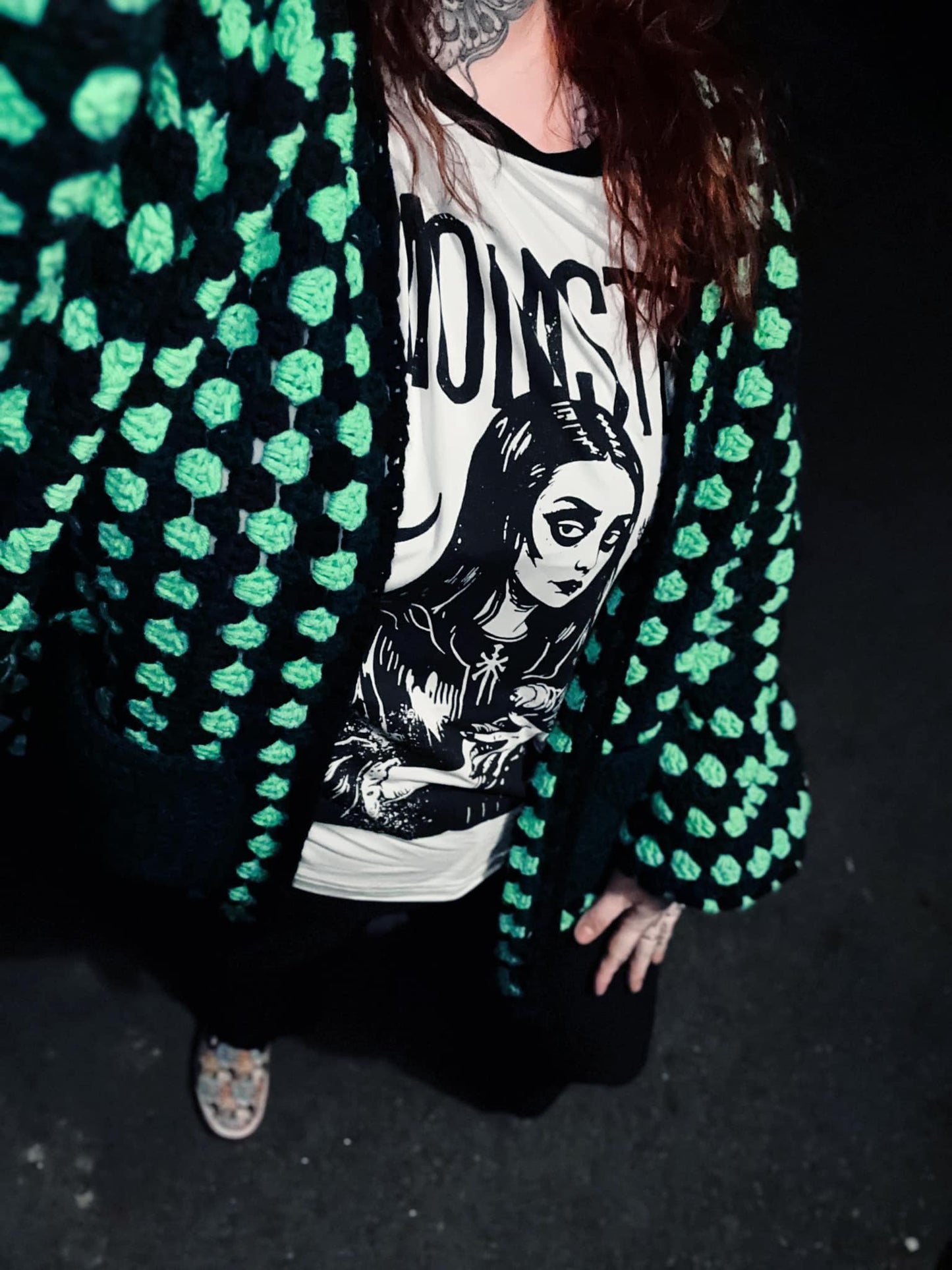 PREORDER- The MOMSTER ALT MOM Graphic BAMBOO Shirt! Oversized, Flowy! GOTH!