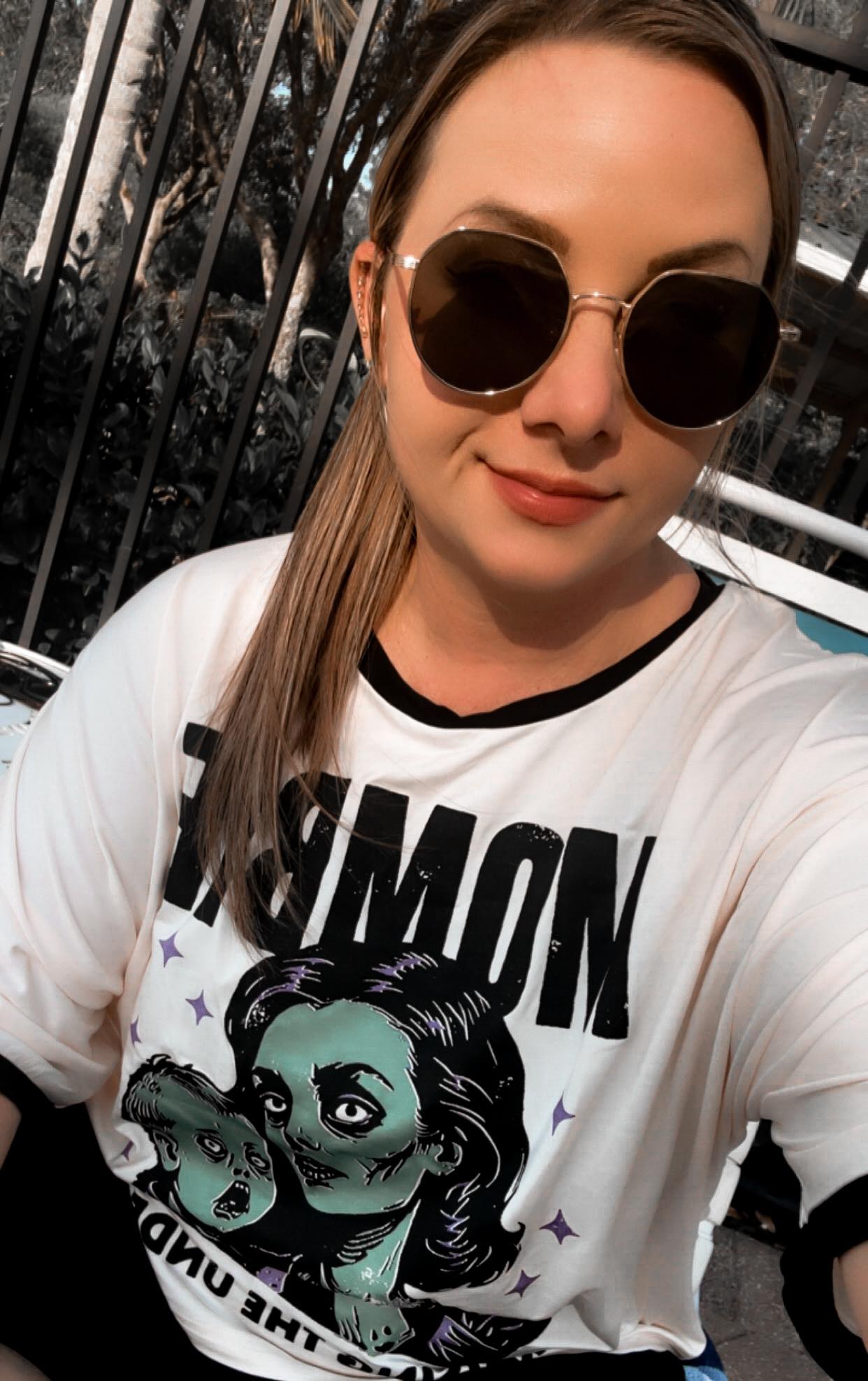 PREORDER- The Mombie Bamboo Graphic Zombie Shirt! Oversized, Flowy!