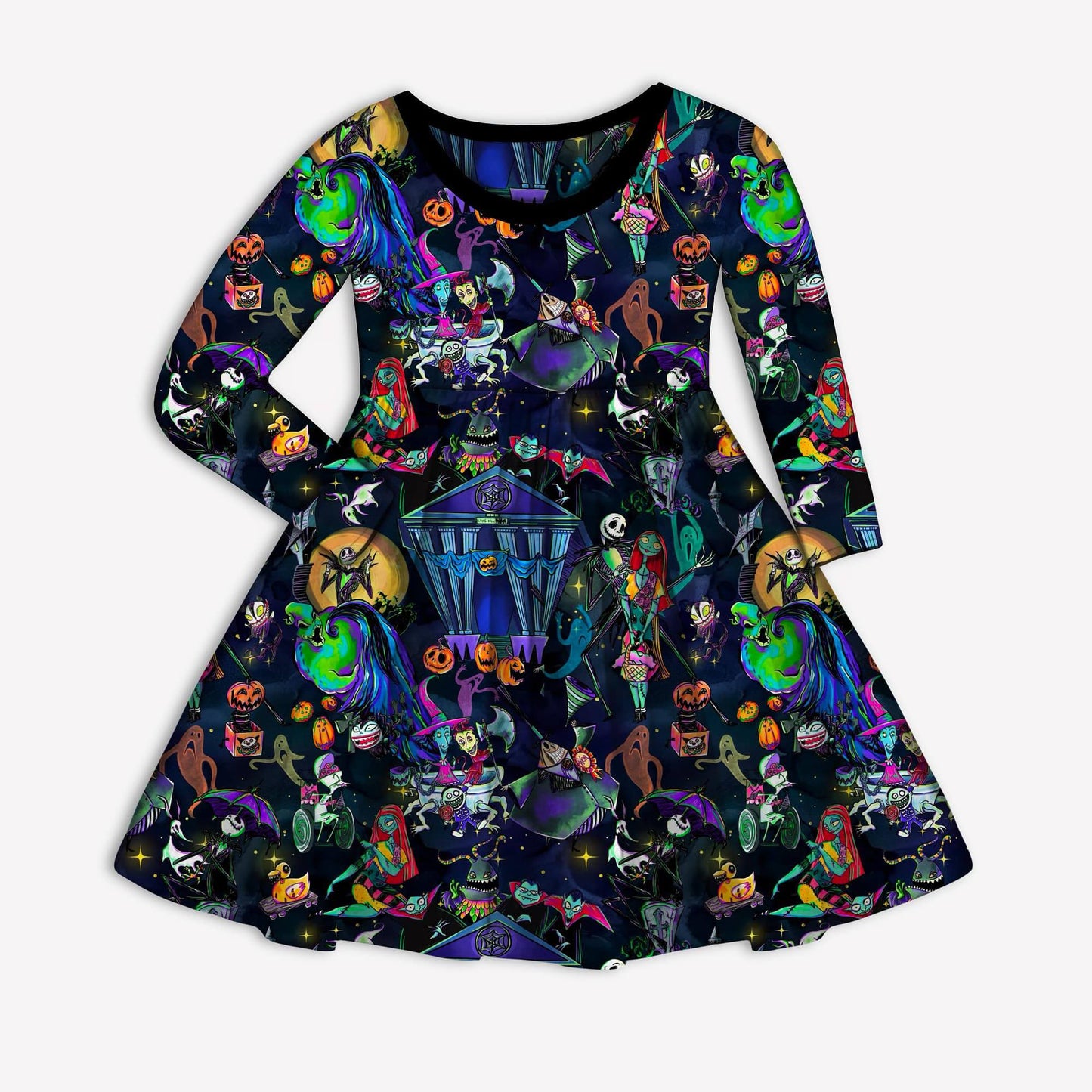 Ready to Ship--Spooky Season Jack + Friends Bamboo Twirl! Not So Scary! Back to School!