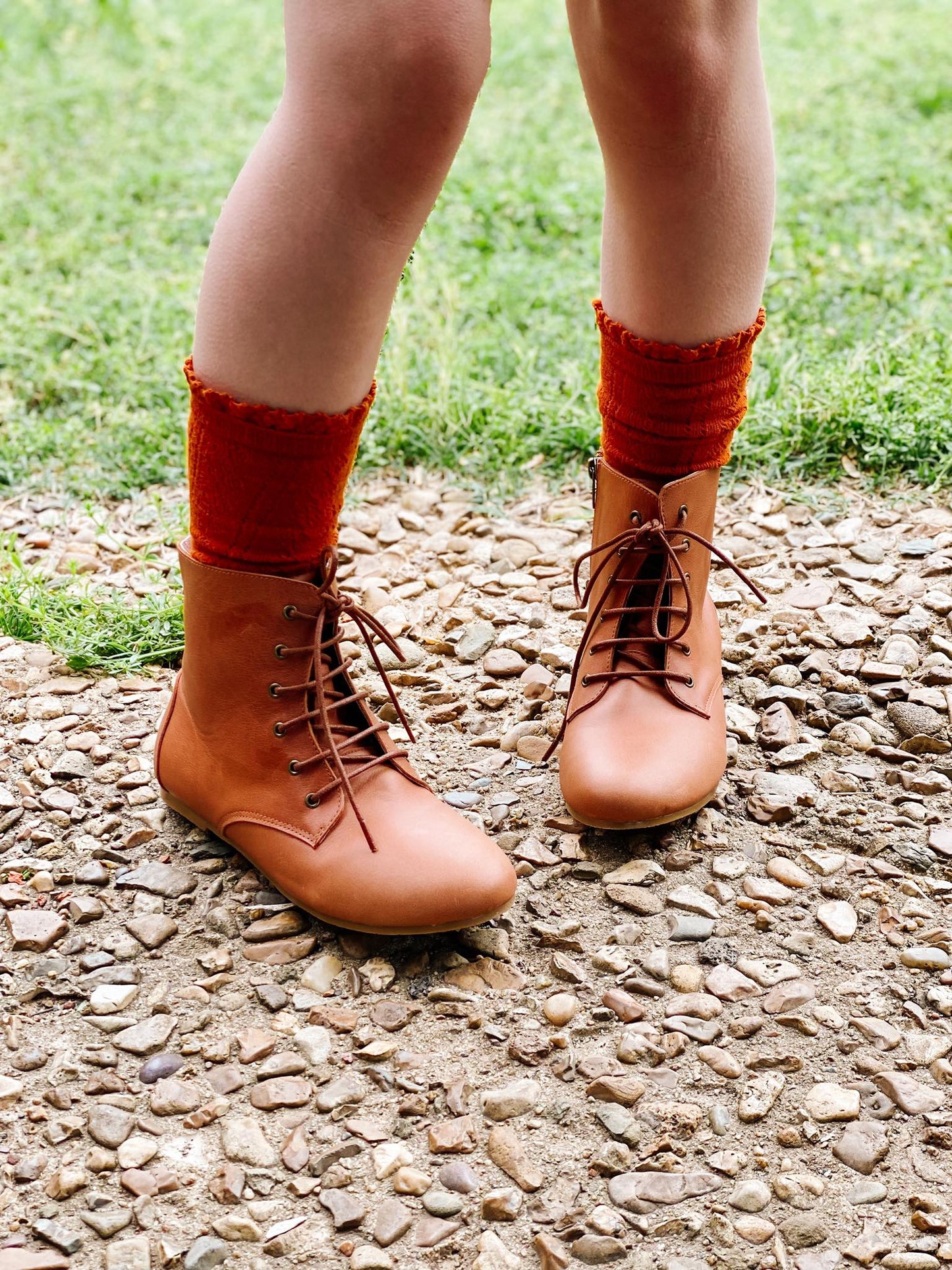 New Ready to Ship- Vintage Leather Fauna Nyx Boots. Nubuck Leather + Perfect all year!