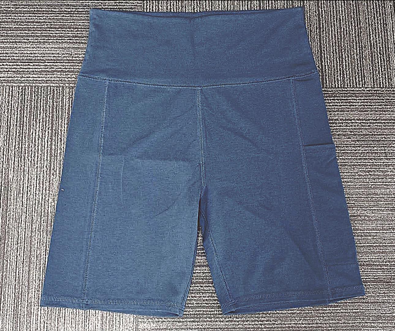 HalloWeen Purple Check Bamboo Biker Shorts. Purple + Black. Thick Waistband + Soft and comfy! (Copy)