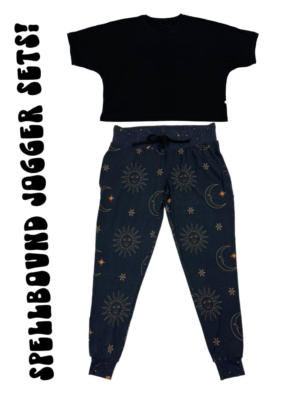 Ready to Ship-The Gomez Gray + Black Striped Bamboo Adult Joggers