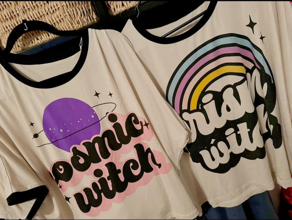 Ready to Ship! Adult-- 80s Retro Kids Vintage 80s Kids Rad Colors Bamboo Boxy Shirt! Waffles + Eleven! stranger kids boxy