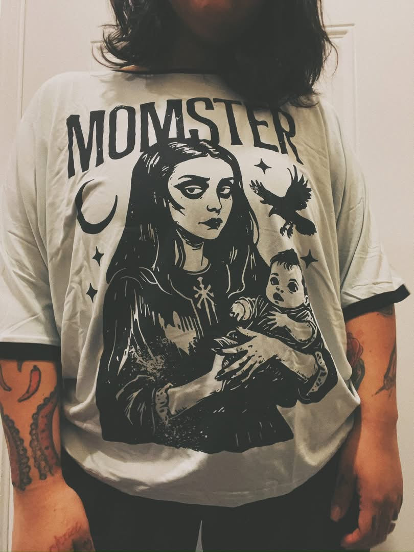 Adult + Kids Yule Oversized and Magical Boxy Shirt! Ghosties in Yule Forest! Holiday Magic!