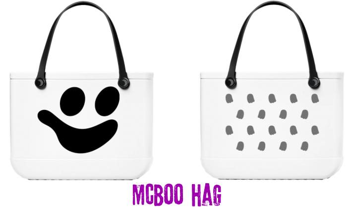 HALLOWEEN -Limited Edition McBOO Ghost 90s McDs Boo Bucket Hag Bag! Vintage Halloween! 2 Sizes! Crossbody Strap