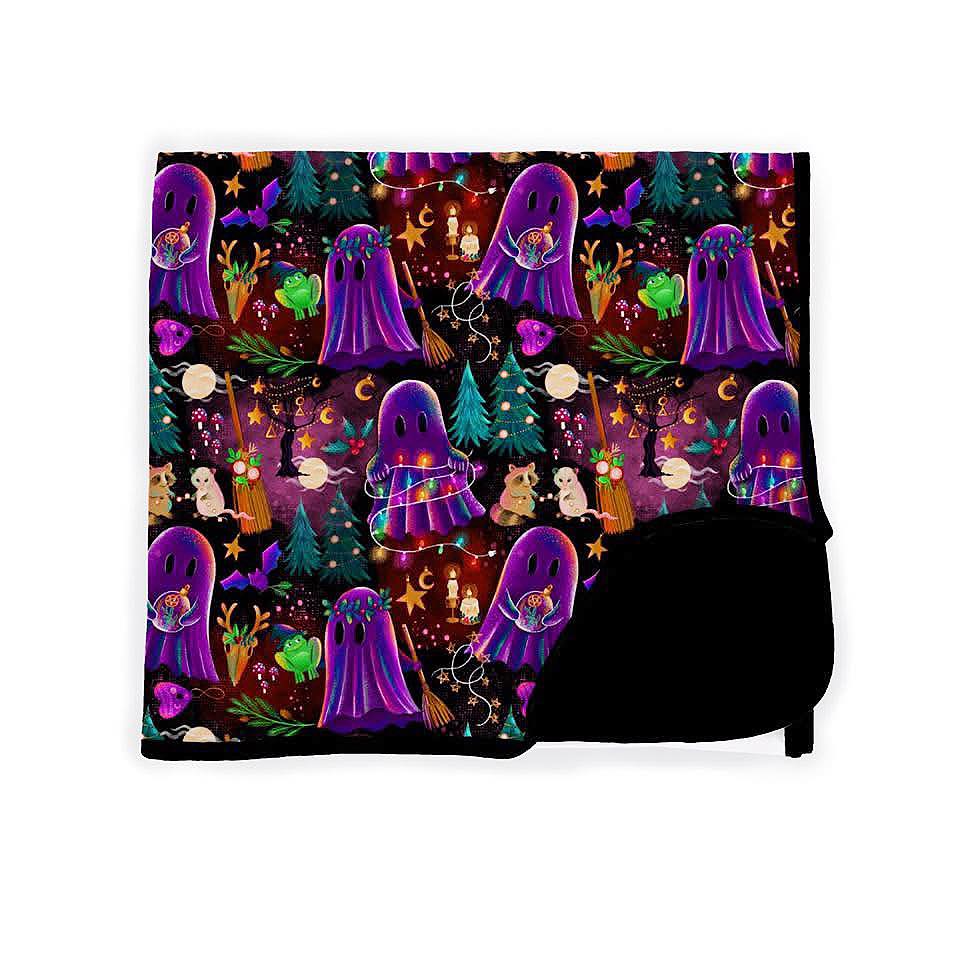 The Magical Blankets! Yule Be Making Spirits Bright Ghostie Witch Blanket!