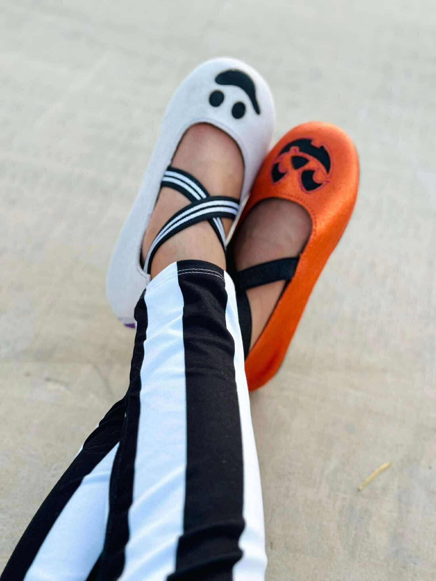 HALLOWEEN --The McWitch Purple Shimmer Boo Bucket Ballet Flats! 80s Kids! Halloween Nostalgia!