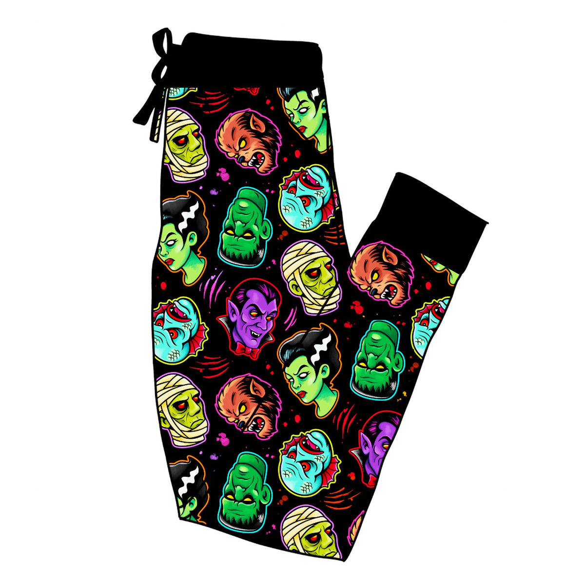 Ready to Ship! Adult- Epic Monsters Mythical Creatures BambOO Joggers! Horror Nights! Frank!