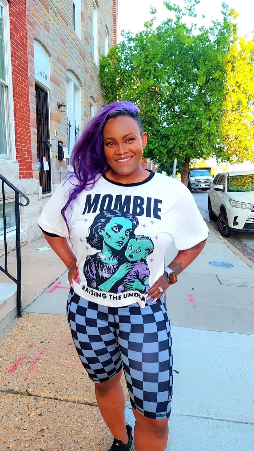 Adults: Kpop demon hunter boxy bamboo shirt! Oversized and comfy! Match with the kids! Rainbow + huntrix