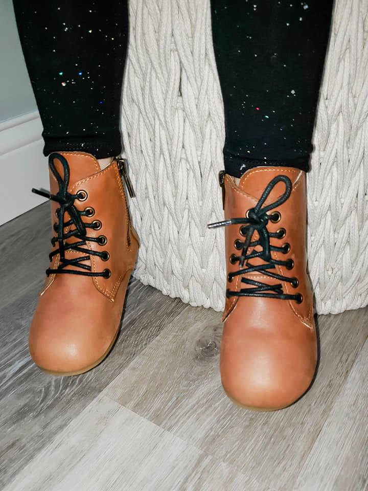 New Ready to Ship- Vintage Leather Fauna Nyx Boots. Nubuck Leather + Perfect all year!