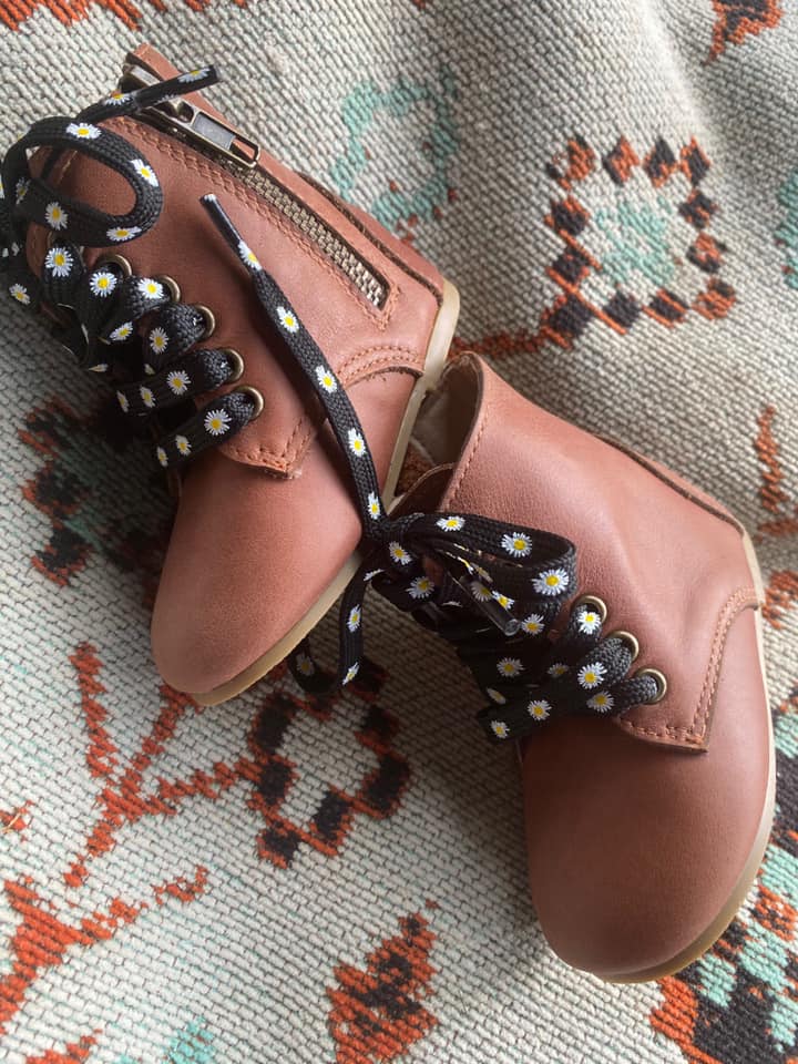 New Ready to Ship- Vintage Leather Fauna Nyx Boots. Nubuck Leather + Perfect all year!