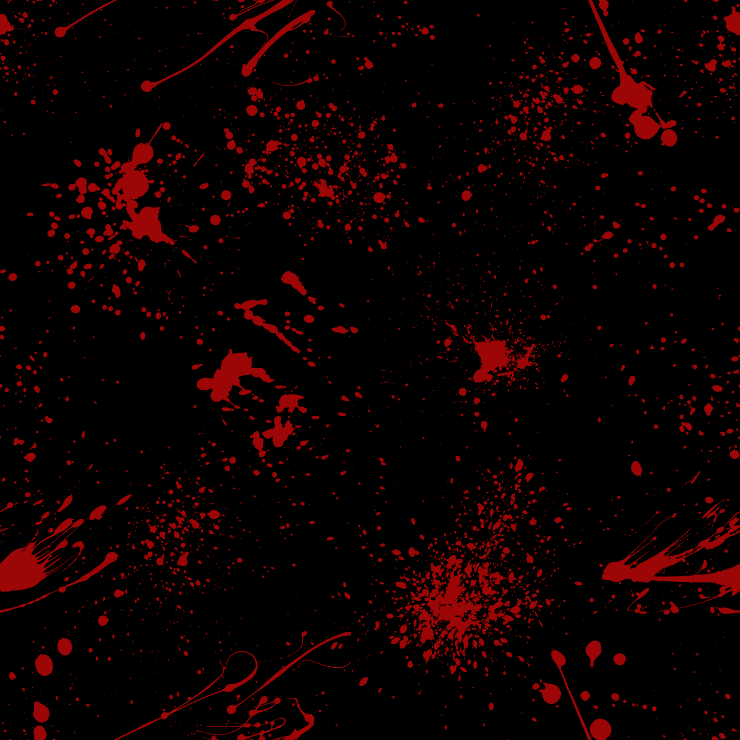 SLASHER KIDS + ADULT Black + Red Blood Splatter Boxy Shirt! Spooky Oversized Horror 90s! Scoop Neck!