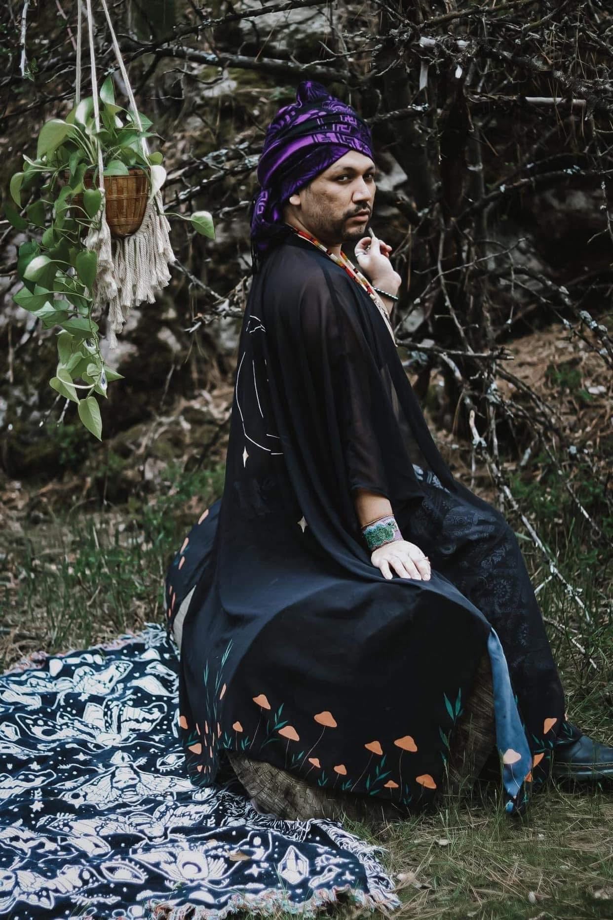 Adult- Moonwitch Cottagecore Spellduster! Mushroom Magic! Forest Witch- Teen/Adult