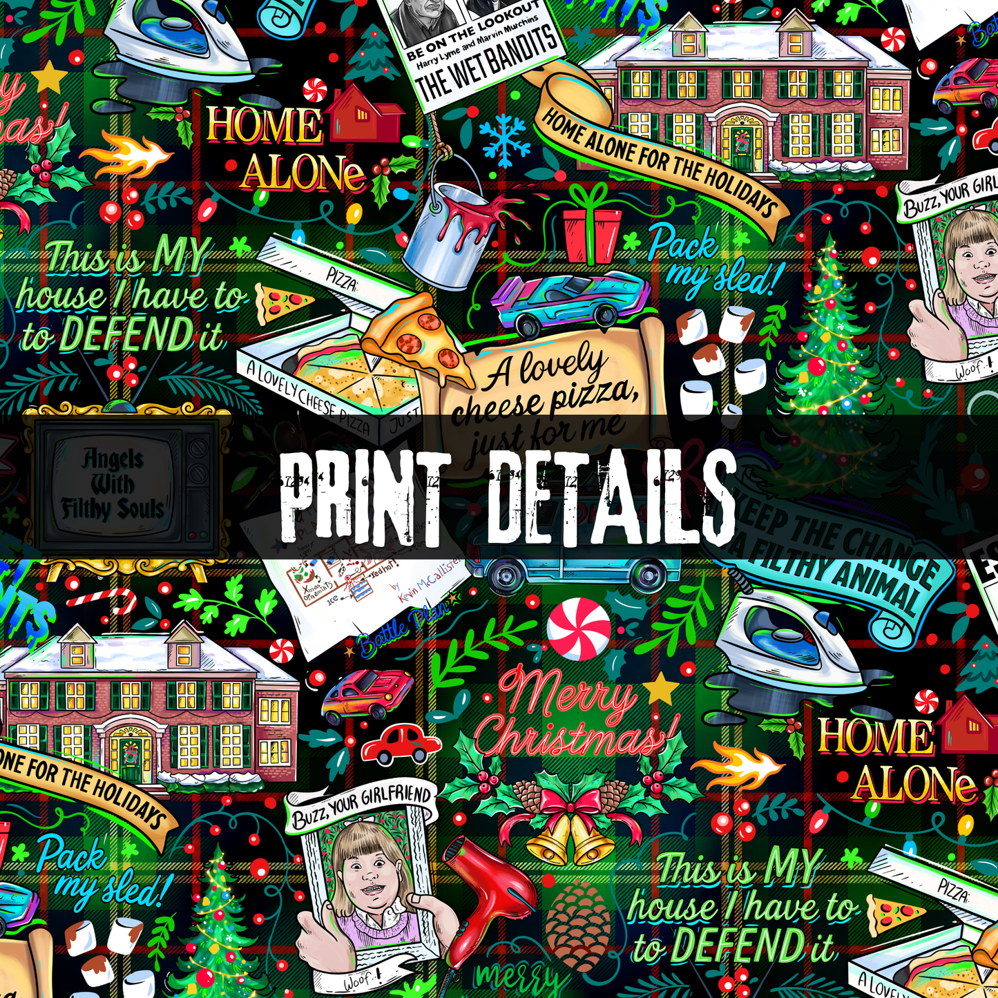 KEVINNN + WET BANDITS Matching Family Christmas Two Piece Lounge Set! Buzz! Home Alone Moments! 2 Piece wet bandits