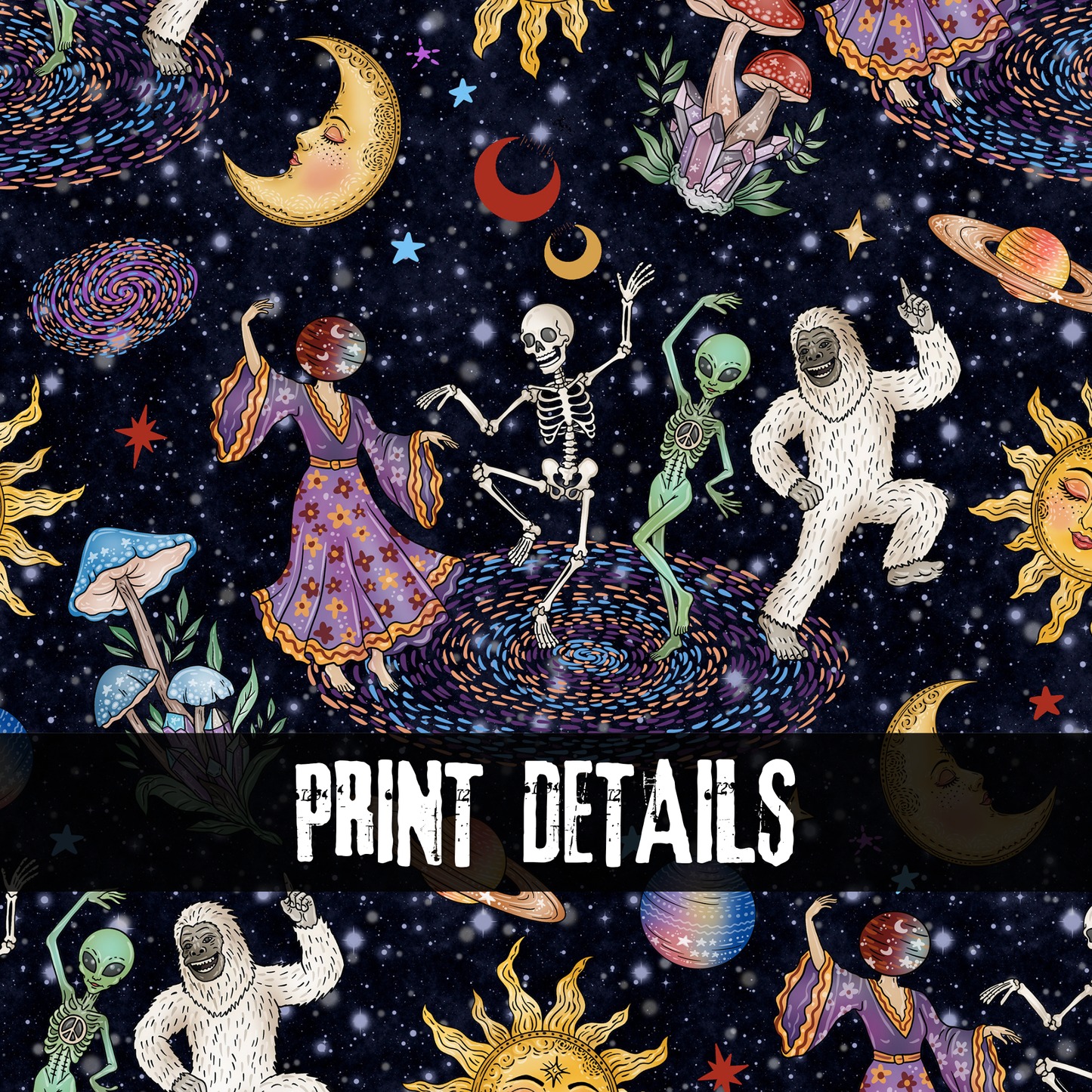 Kids 1990s Find your People Cosmic Cryptids Magical Boxy + Boxers Short Set! Space + Whimsical!