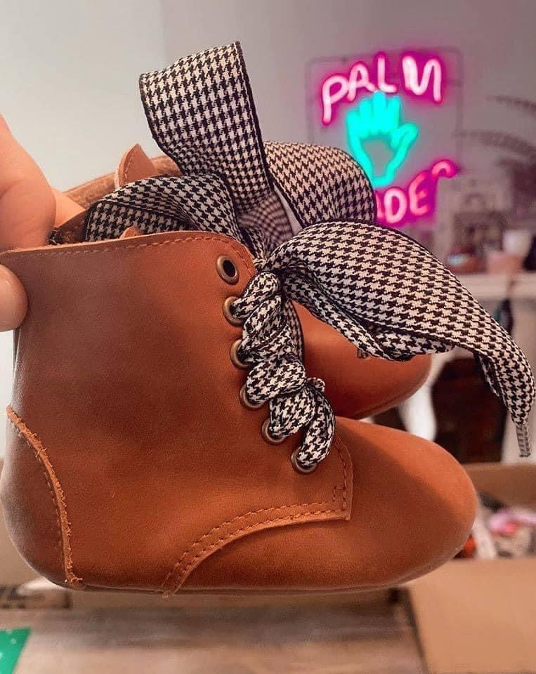New Ready to Ship- Vintage Leather Fauna Nyx Boots. Nubuck Leather + Perfect all year!