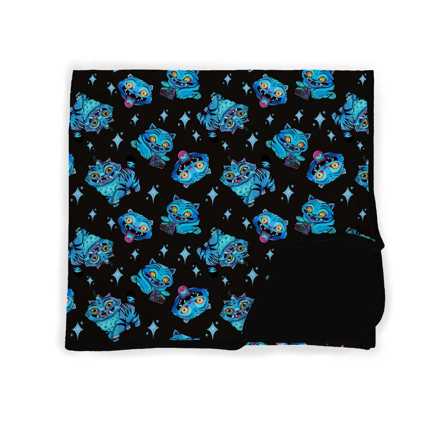 Kpop demon bamboo quilted blankets! Pick between Derpy or Huntrixxx bright colors or get both! Reversible! 3 sizes!