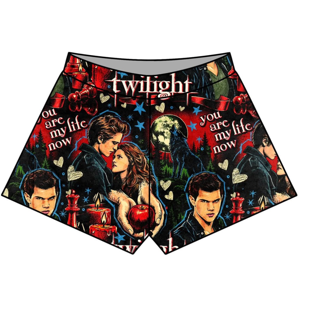 Adult Edward + Bella You're my Life now Bamboo Boxer Shorts!