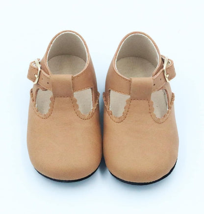 New Ready to Ship- Vintage Leather Fauna Elowyn Tstraps! Nubuck Leather! Classic Flats.