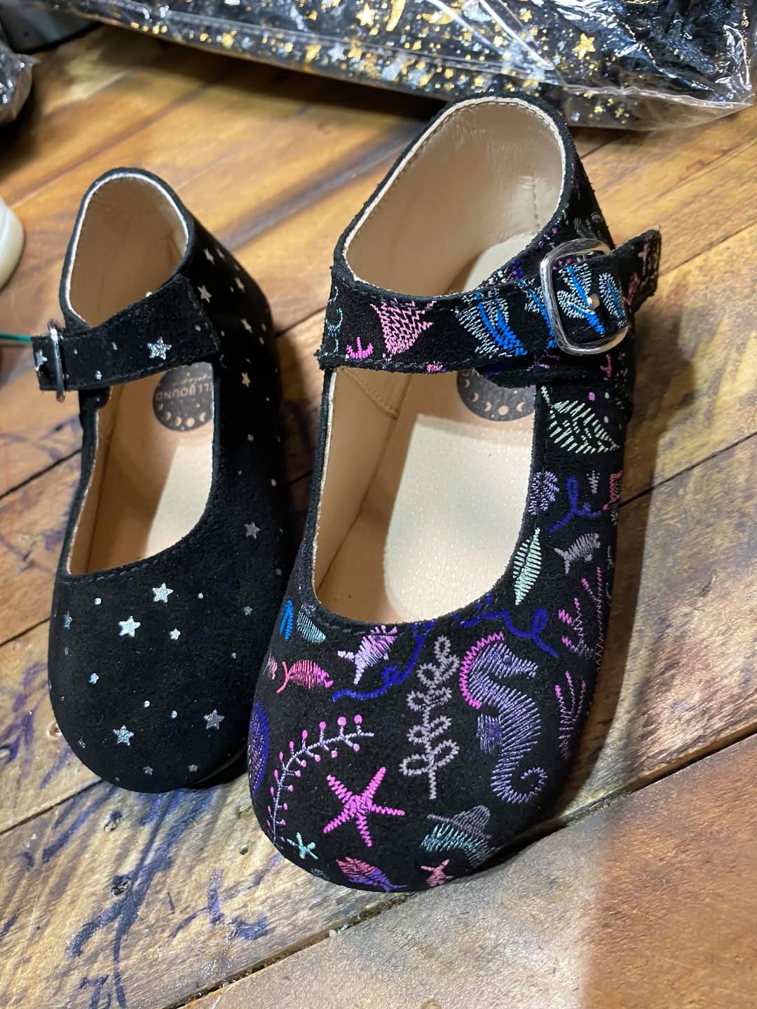 Ready to Ship! The Starseed Suede Metallic Practically Magic Mary Jane!