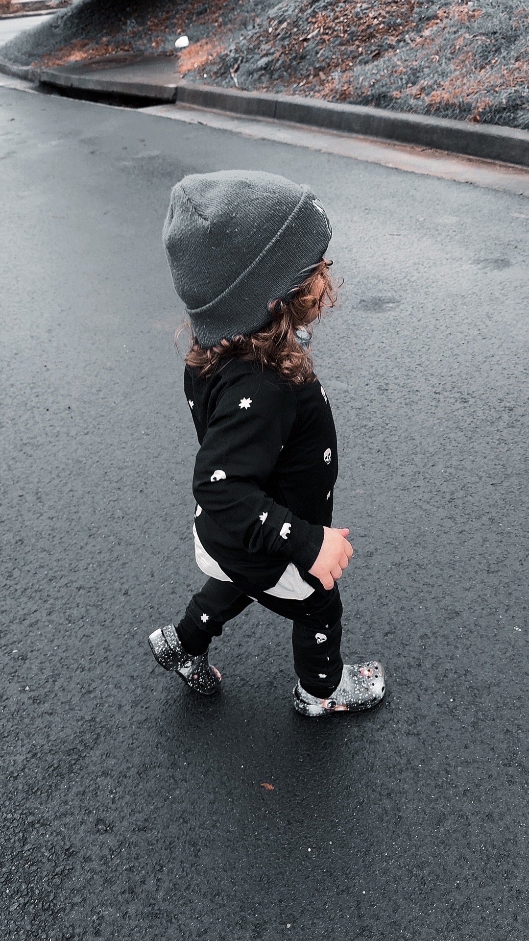 Ready to Ship -Kids Kpop Demon Two Piece French Terry Oversized Joggers + Crew Shirt Cozy Fall/Winter Set! PINK KPOP FRENCH TERRY