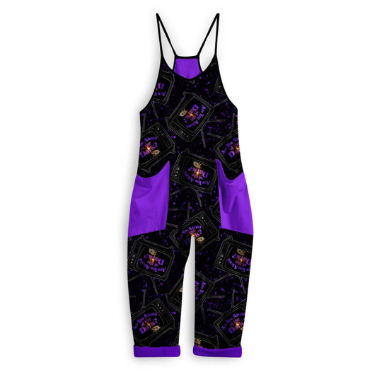 Kids: Midnight Society Retro 90s Are you Afraid of the dark spooky ghoul bamboo overalls!