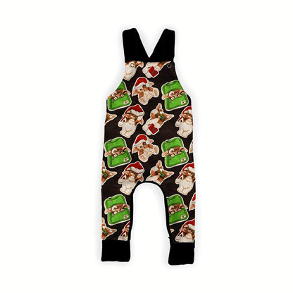 Ready to Ship --DEADSTOCK! Christmas Gremlin Spooky Overalls!