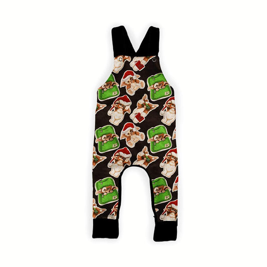 Ready to Ship --DEADSTOCK! Christmas Gremlin Spooky Overalls!