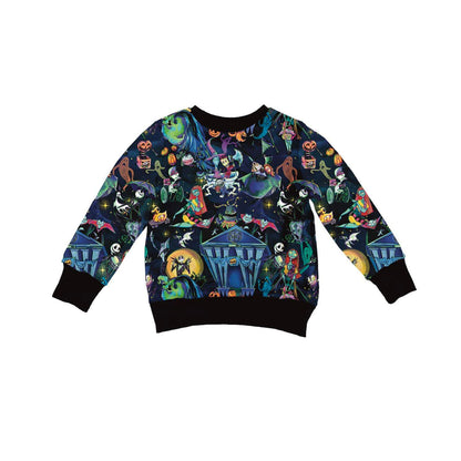 Ready to Ship--Kids Spooky Season Jack + Friends Nightmare Crew Pullover! Back to School!