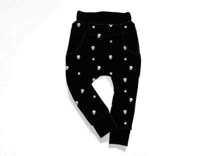Ready to Ship-Alt Kids Mini Skull Black Joggers! Hip + Cool Kids! Back to School!