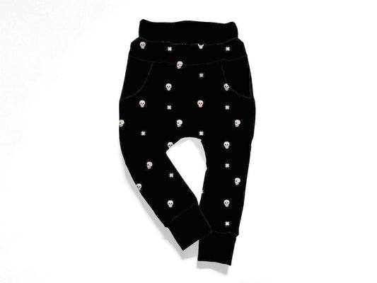 Ready to Ship-Alt Kids Mini Skull Black Joggers! Hip + Cool Kids! Back to School!