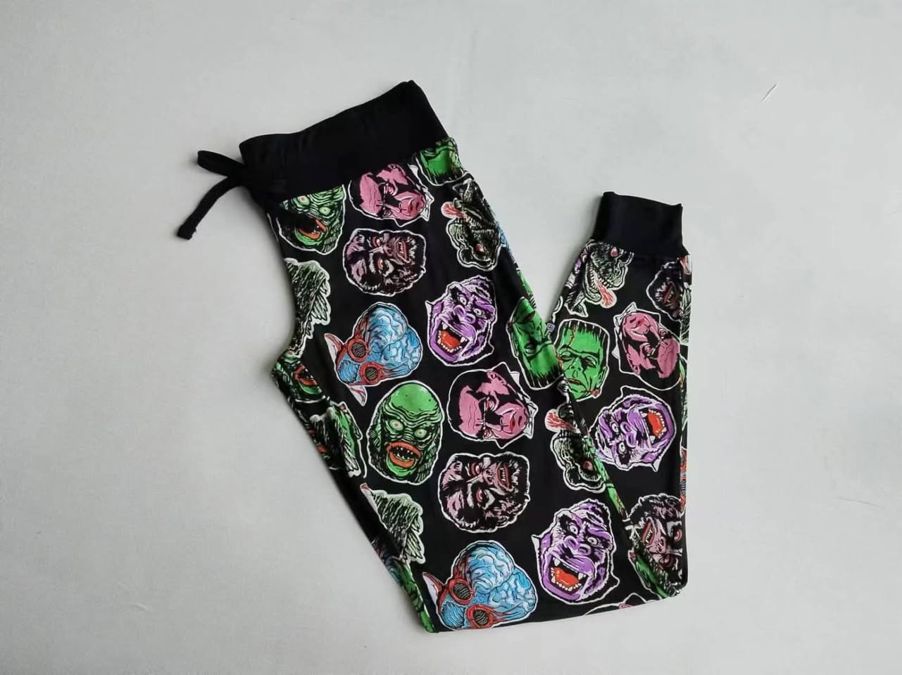 Ready to ship -Epic Monsters Halloween BambOO Joggers! Frank + Creature!~