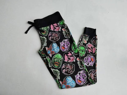 Ready to ship -Epic Monsters Halloween BambOO Joggers! Frank + Creature!~