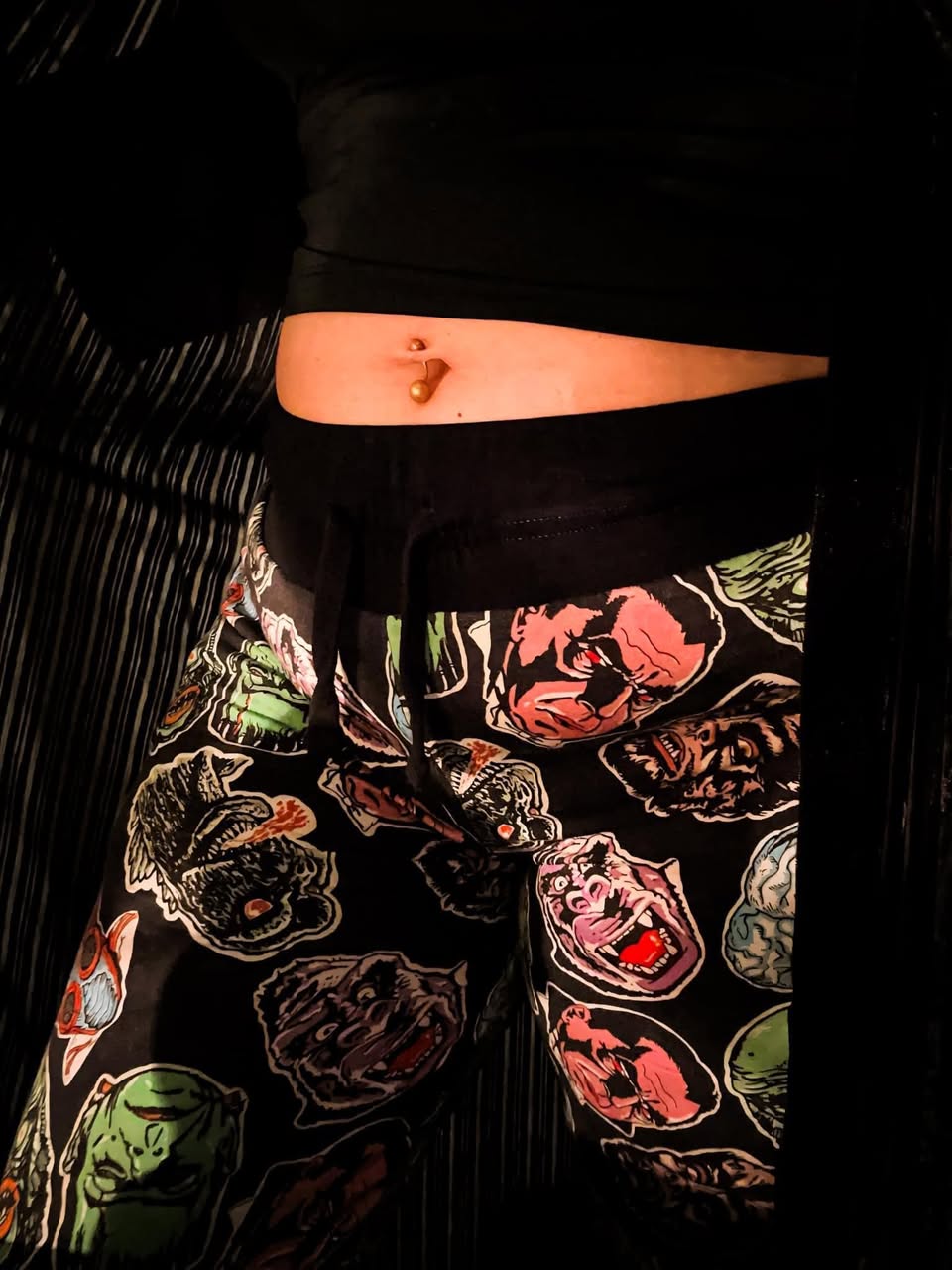 Ready to ship -Epic Monsters Halloween BambOO Joggers! Frank + Creature!~