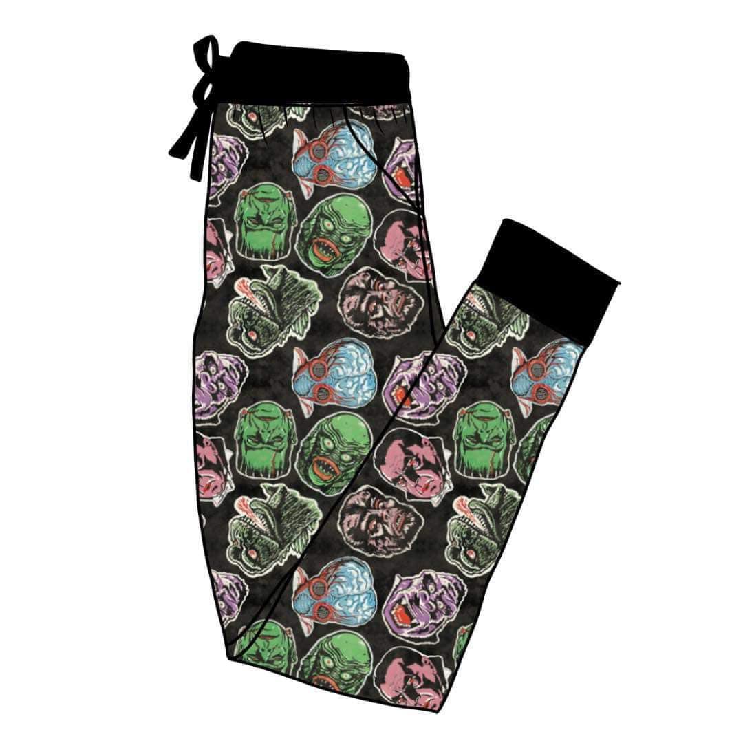 Ready to ship -Epic Monsters Halloween BambOO Joggers! Frank + Creature!~