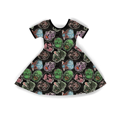 Ready to ship - Kids + Adult Epicccc Monsters Halloween Bamboo Twirl!