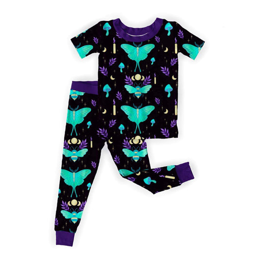 NEW Ready to Ship-- Light the Way Lunar Moth + Bees + Witchy Two Piece Bamboo Set! Leggings!