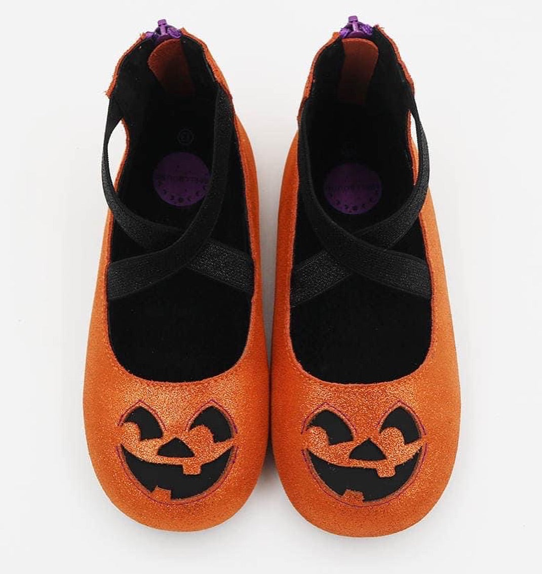 Ready to Ship! The McPumpkin Boo Bucket Halloween Ballet Flats! Kids + Adult! Spooky Ghoul!
