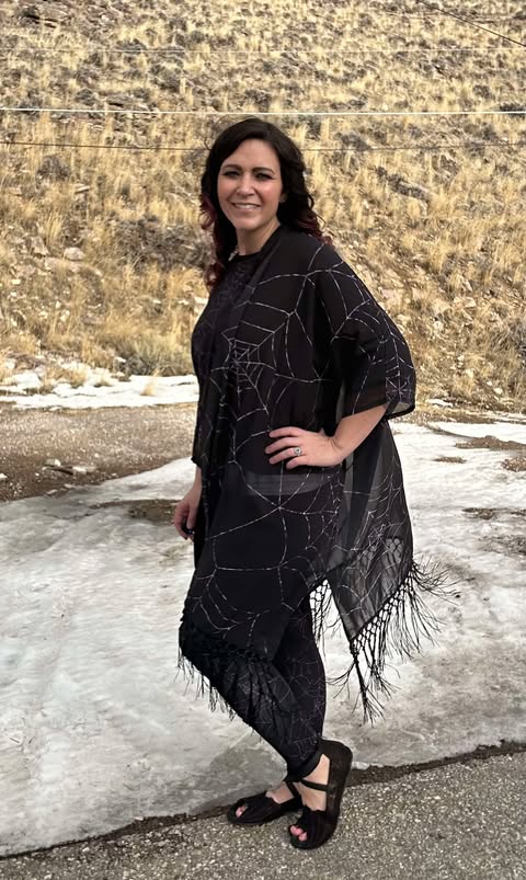 Ready to Ship-The Spooky Girl Purple Web ALT Basic Jogger!