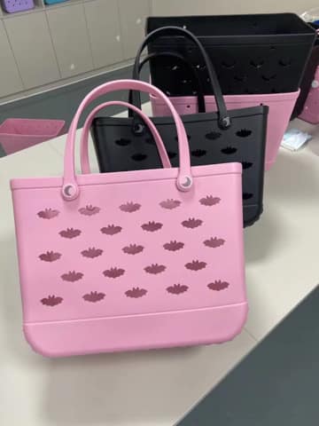 Pastel Goth Pink Batty w/ Bat cut outs! Burton Shoulder Strap! All bats! Pastel pink!