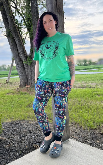 Ready to ship - Jack + friends Character Scene Nightmare Joggers! Jewel Tones! Movie!