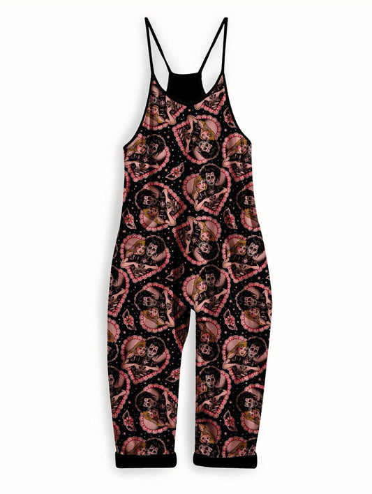 Scissorhand Kids + Adult BamBOO Boho Overalls! Coquette + Spooky Couple!  Edward + Kim!