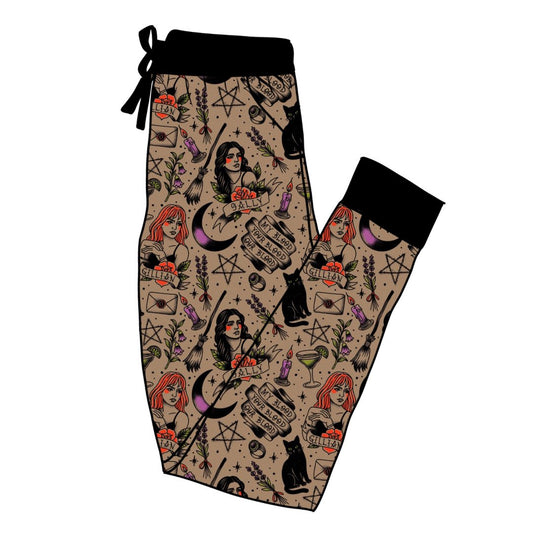 90s Practically Magic Adult Witchy Joggers! Characters + Lavender + Magical