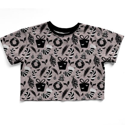 Creepmas Adult + Kids Boxy Shirt! Pair with Joggers for Family Set! Spooky Christmas! Bats + Gingerdead men