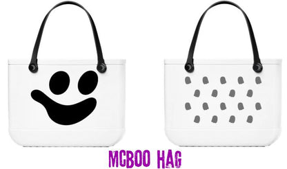HALLOWEEN -Limited Edition McBOO Ghost 90s McDs Boo Bucket Hag Bag! Vintage Halloween! 2 Sizes! Crossbody Strap