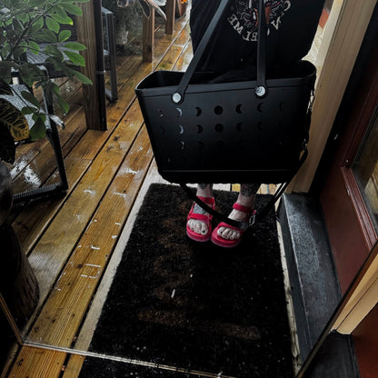 HALLOWEEN! Limited Edition NightSky + Moonphases BLACK Hag Bag! Witchy + Magical!  Crossbody Strap!