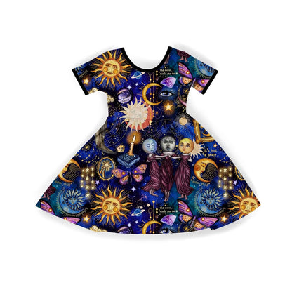 Ready to Ship! Kids  1990s Whimsigoth Cosmos BamBOO Celestial + Magical Cosmos Twirl