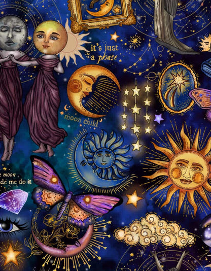 Ready to Ship! Kids  1990s Whimsigoth Cosmos BamBOO Celestial + Magical Cosmos Twirl